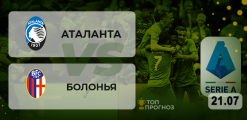 Аталанта – Болонья: прогноз на матч 21.07.2020