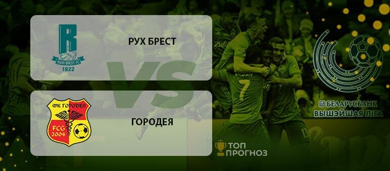 Прогноз и ставка на матч чемпионата Беларуси Рух – Городея